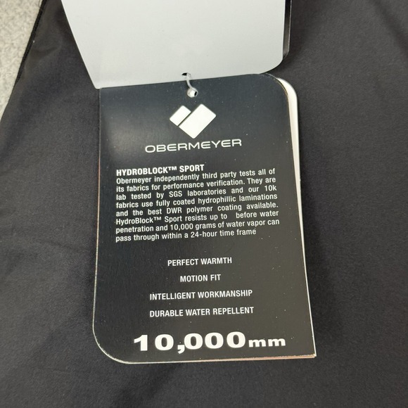 Obermeyer Sugarbush Snow Pants Women's Size 10 Long Black Stretch Ski Snowboard - Picture 4 of 16